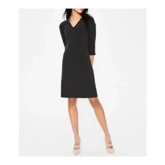 Boden Dresses & Skirts - Boden Brontë Ottoman Shift Dress US 8R Black